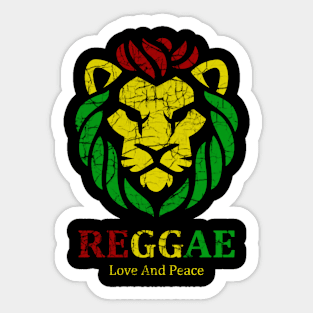 Lion Reggae Sticker